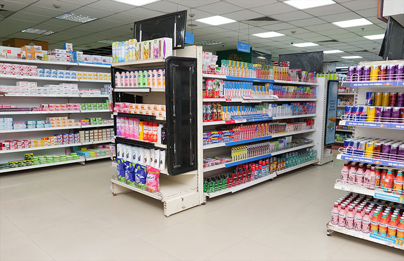 Hypermarket display rack manufacturers